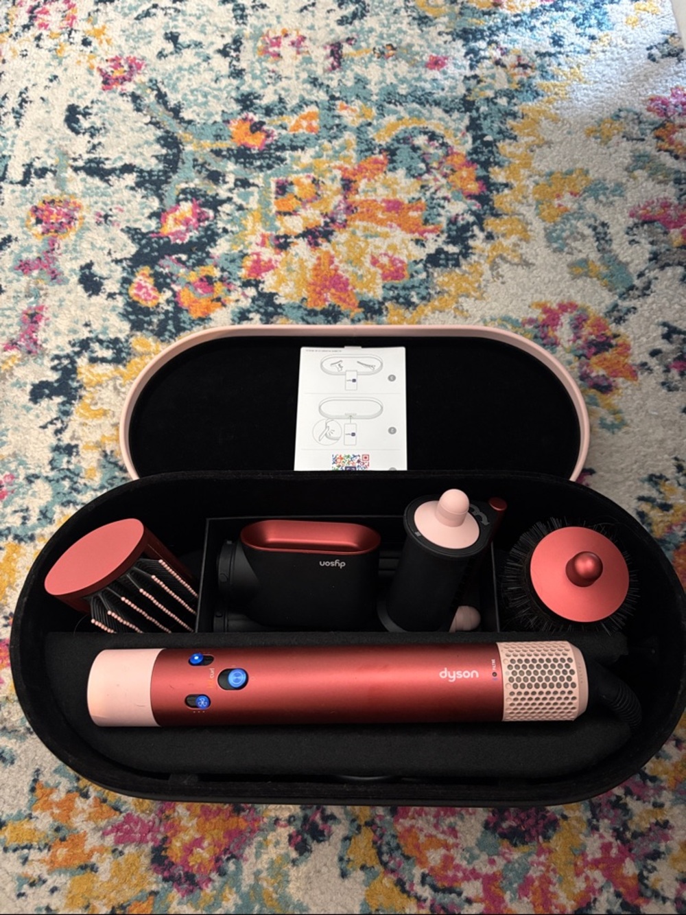 Dyson Airwrap I.D. multi-styler set in strawberry bronze/blush